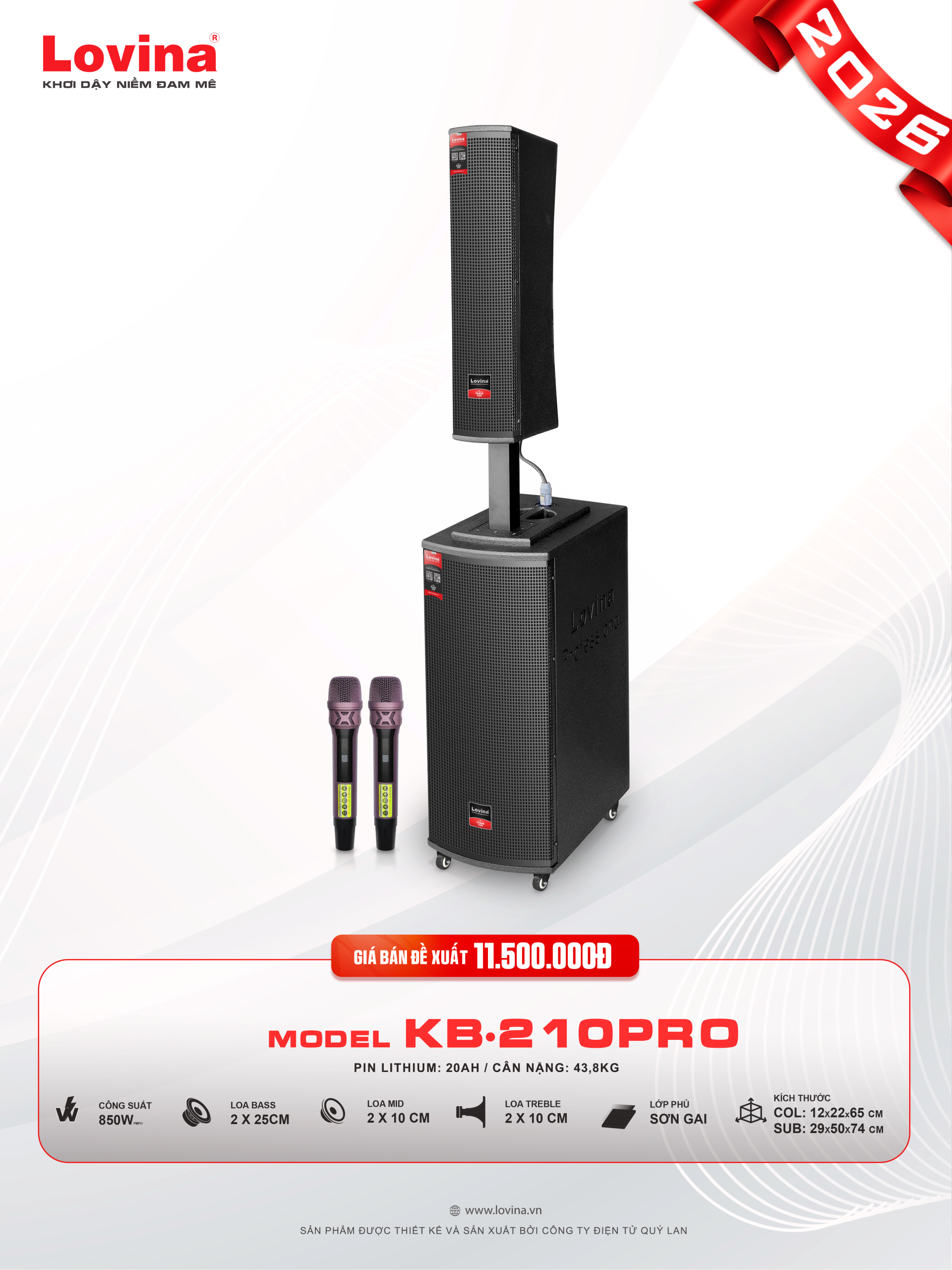 Lovina banner moi 01 scaled Lovina | Loa kéo, Loa karaoke, Âm thanh chính hãng