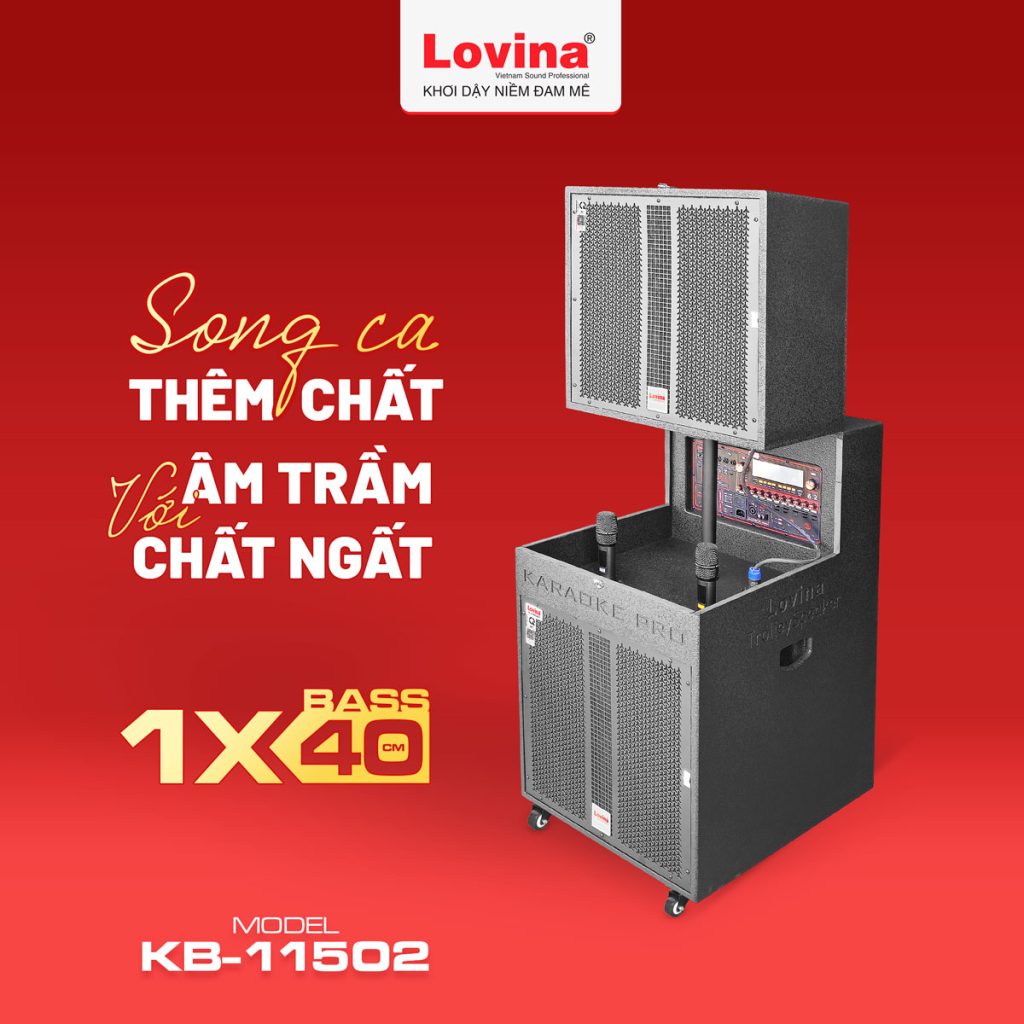 Loa sưj kiện Lovina KN-11502 | Thiết kế chuyên nghiệp, hài hoà và hiện đại