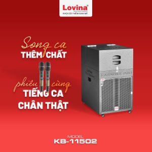 KB 11502 Ads 04 Lovina | Loa kéo, Loa karaoke, Âm thanh chính hãng