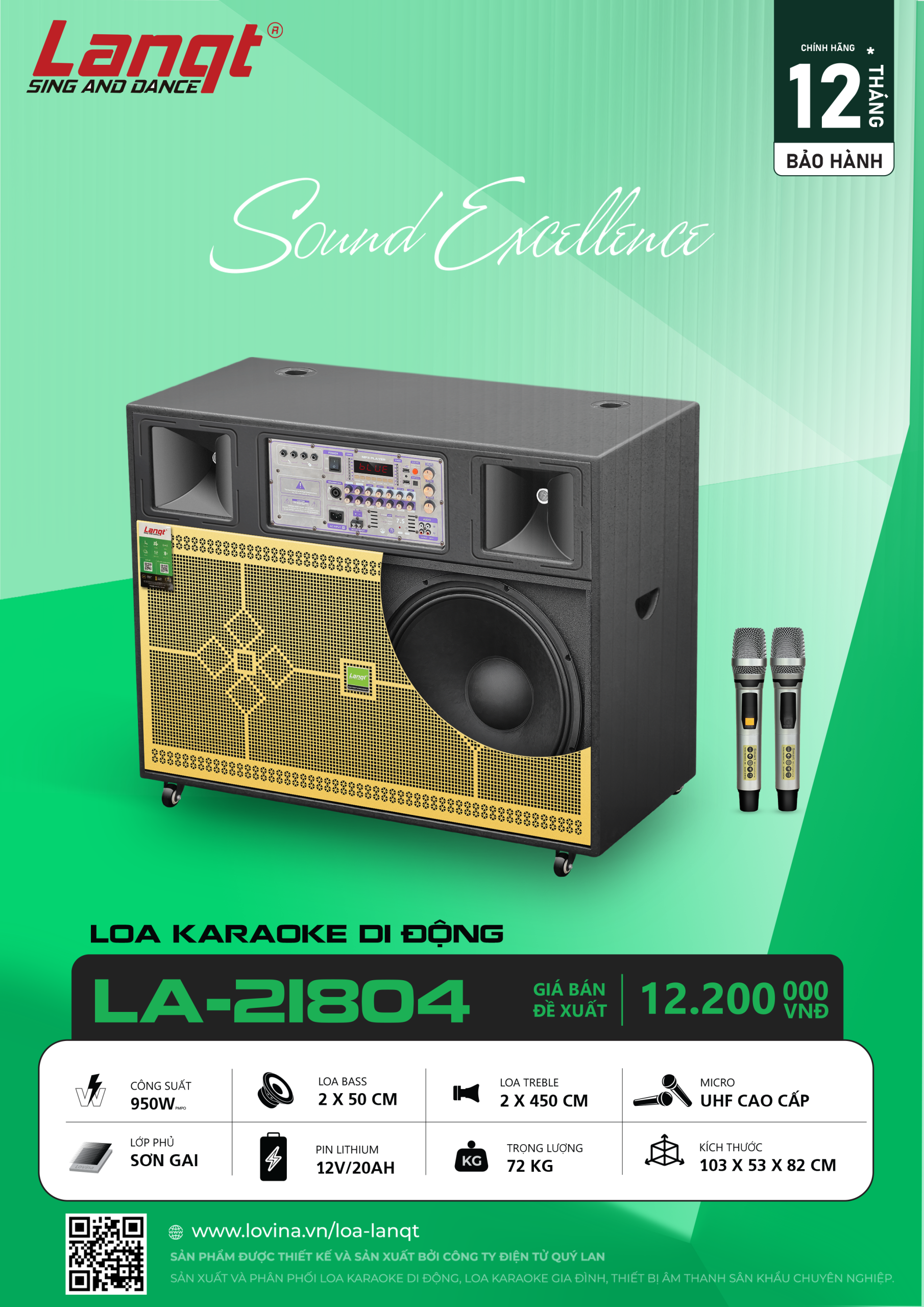 LA 21804 BANNER scaled Lovina | Loa kéo, Loa karaoke, Âm thanh chính hãng