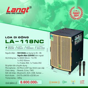 Loa kéo Lanqt LA-118NC Bass 50cm