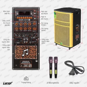 Loa kéo Lanqt LA-152 | HDSD bảng mạch