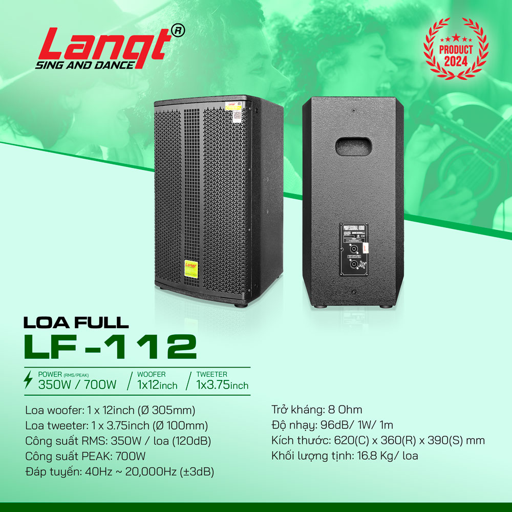 Lanqt LF 112 w0 Lovina | Loa kéo, Loa karaoke, Âm thanh chính hãng