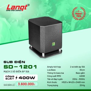 Loa SUB điện Lanqt SD-1201 Bass 30cm