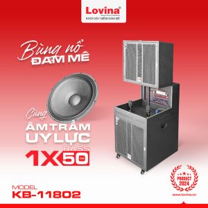 Loa sự kiện Lovina KB-11802 | Bass 50 uy lực