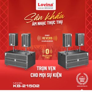 KB 21502 03 1 Lovina | Loa kéo, Loa karaoke, Âm thanh chính hãng