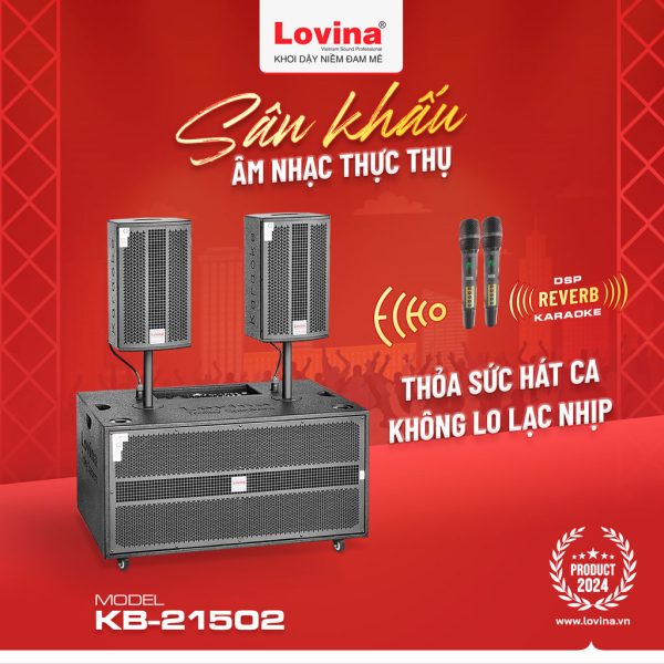 KB 21502 04 1 Lovina | Loa kéo, Loa karaoke, Âm thanh chính hãng