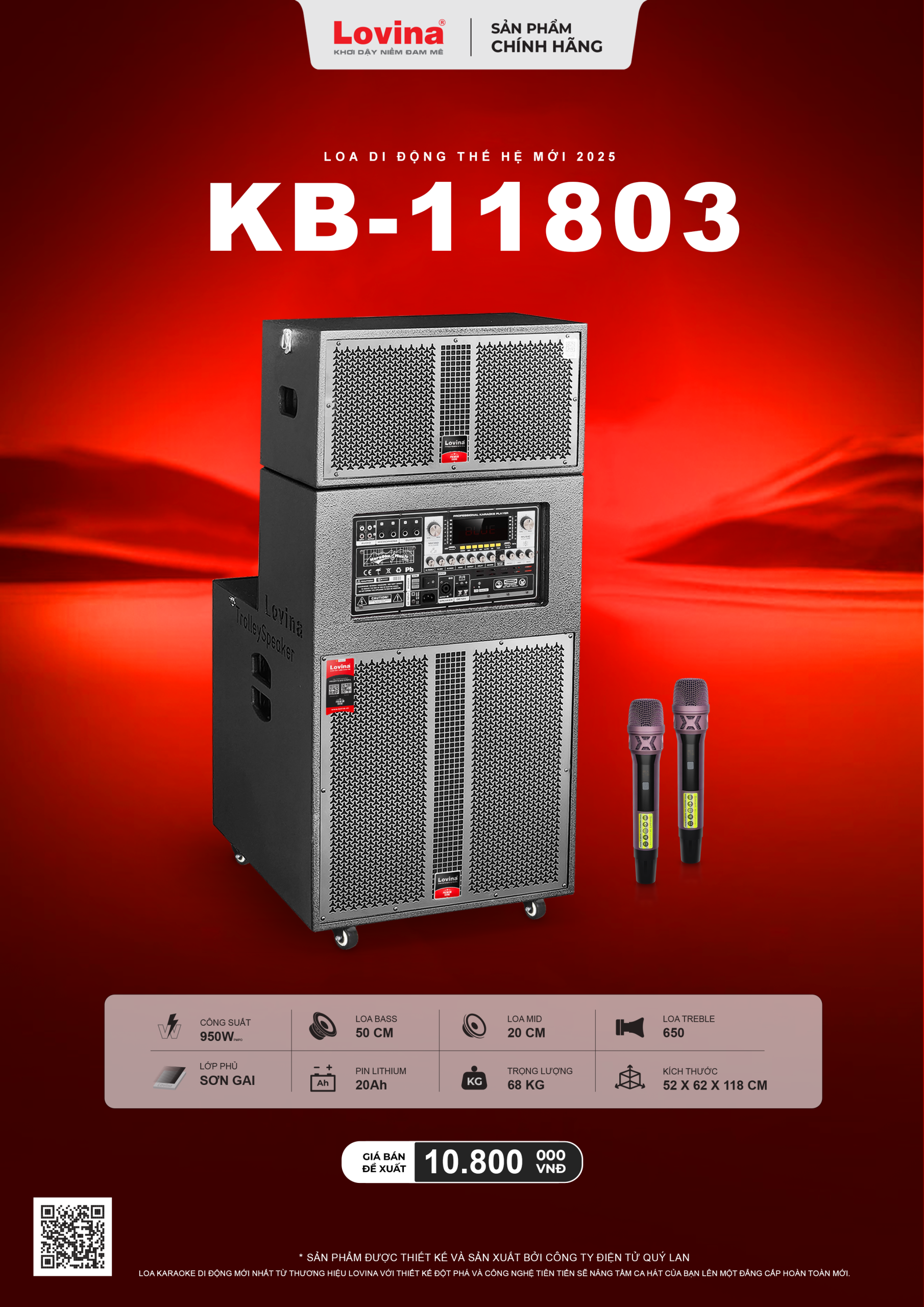 KB11803 MOI scaled Lovina | Loa kéo, Loa karaoke, Âm thanh chính hãng