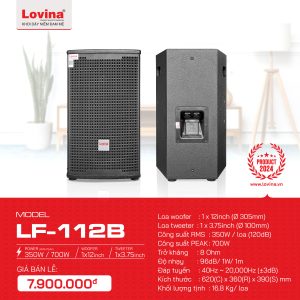Loa karaoke lovina LF-112B full Bass 30cm | Thông tin chi tiết
