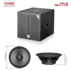 Lovina SH115 Lovina | Loa kéo, Loa karaoke, Âm thanh chính hãng
