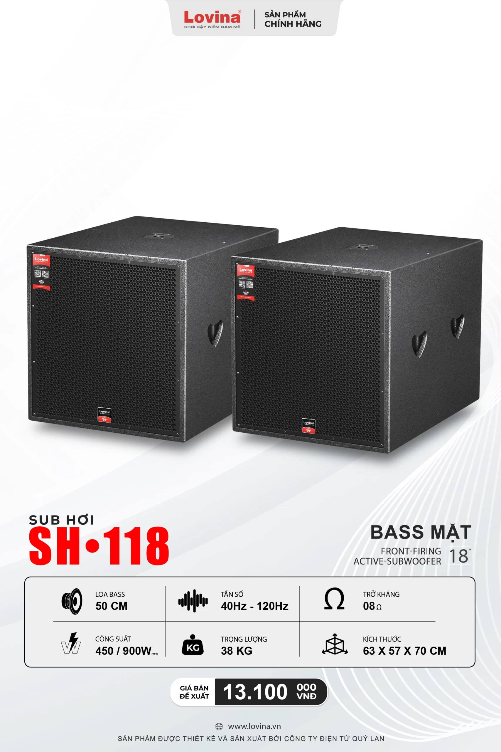 Lovina SH118 banner web scaled Lovina | Loa kéo, Loa karaoke, Âm thanh chính hãng