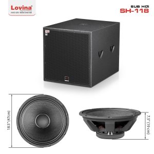 sh118 Lovina | Loa kéo, Loa karaoke, Âm thanh chính hãng