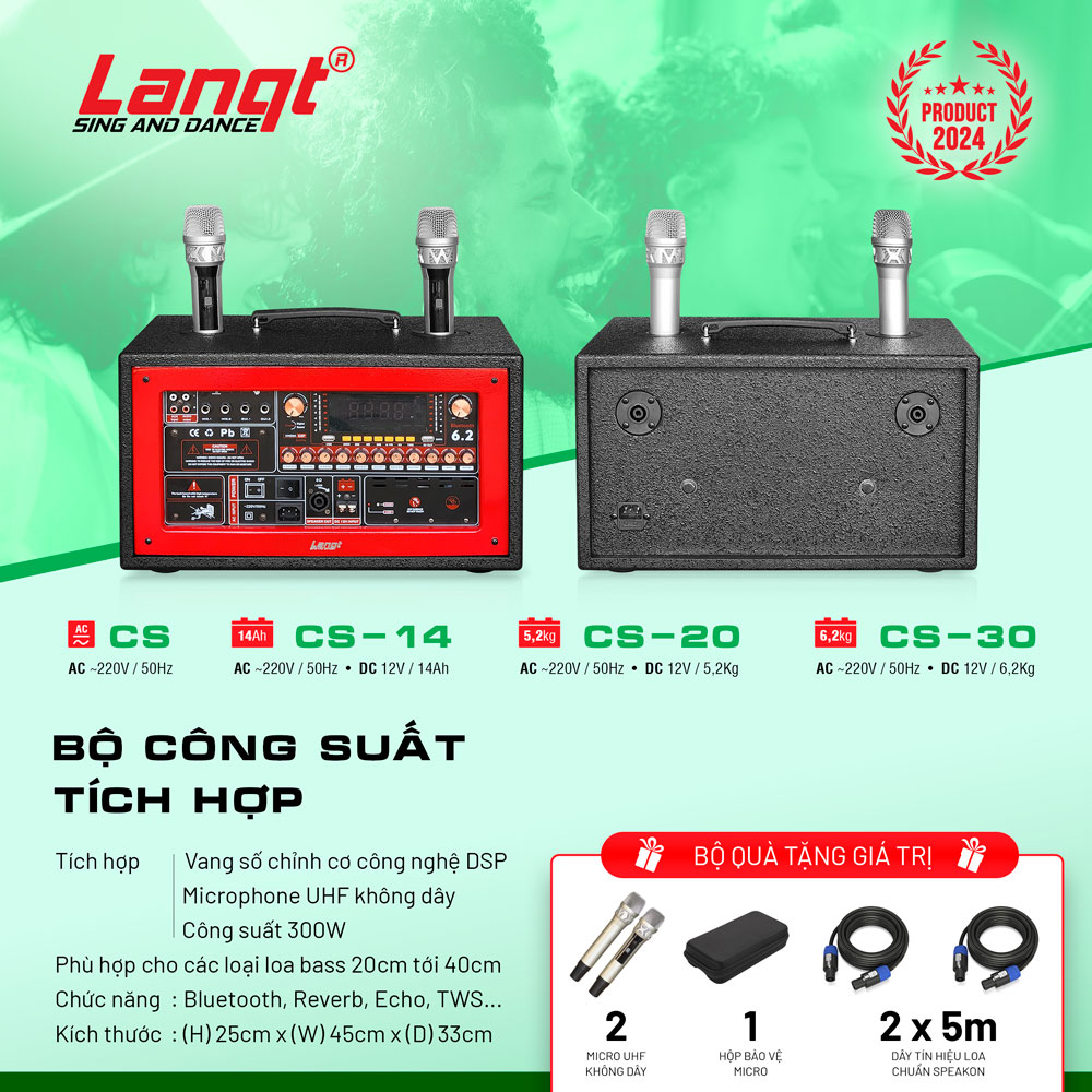 Bộ công suất tích hợp Lanqt CS 300W