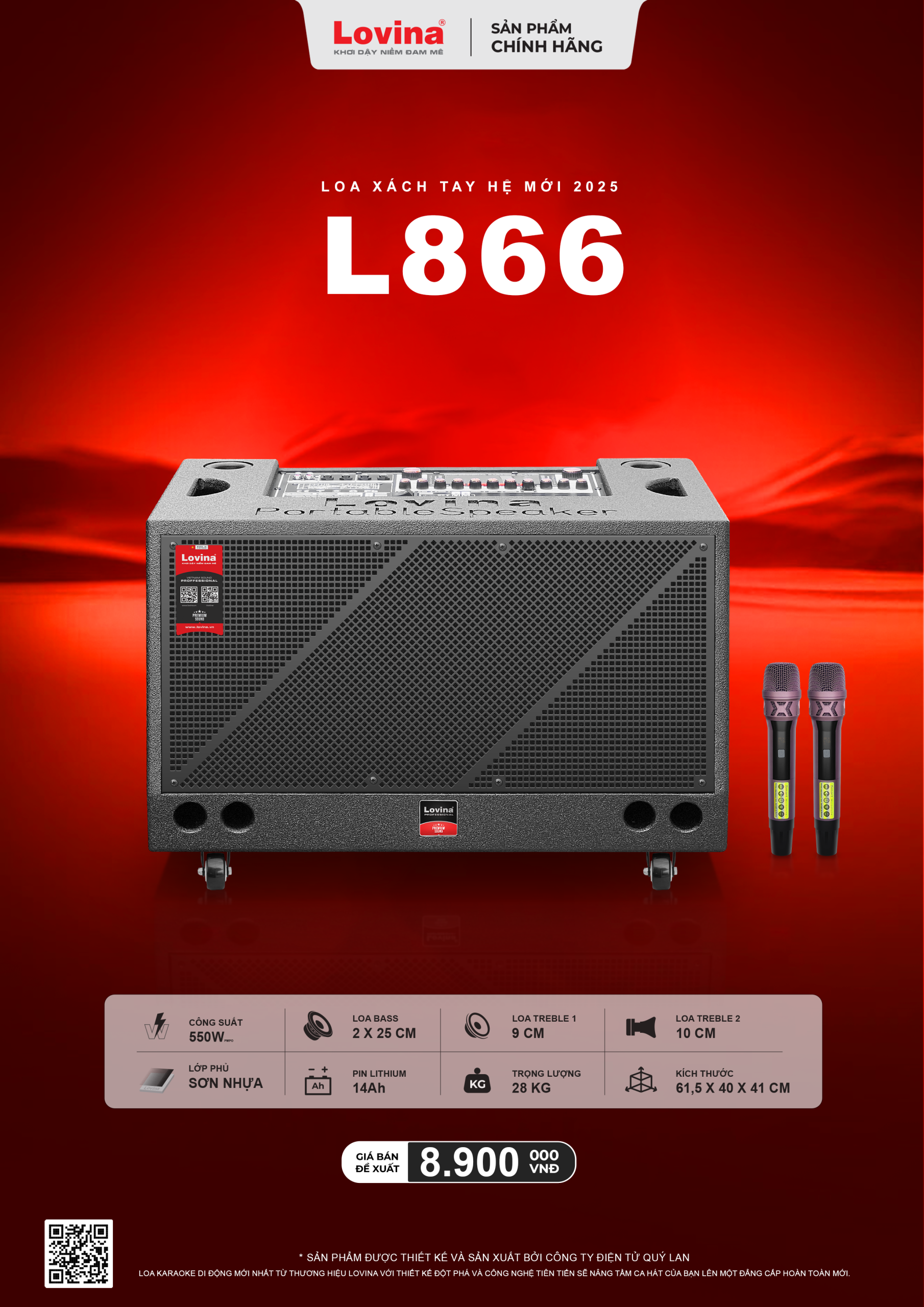Loa di động mini Lovina L866 bass đôi 25 6 Lovina | Loa kéo, Loa karaoke, Âm thanh chính hãng L866 BANNER scaled Lovina | Loa kéo, Loa karaoke, Âm thanh chính hãng