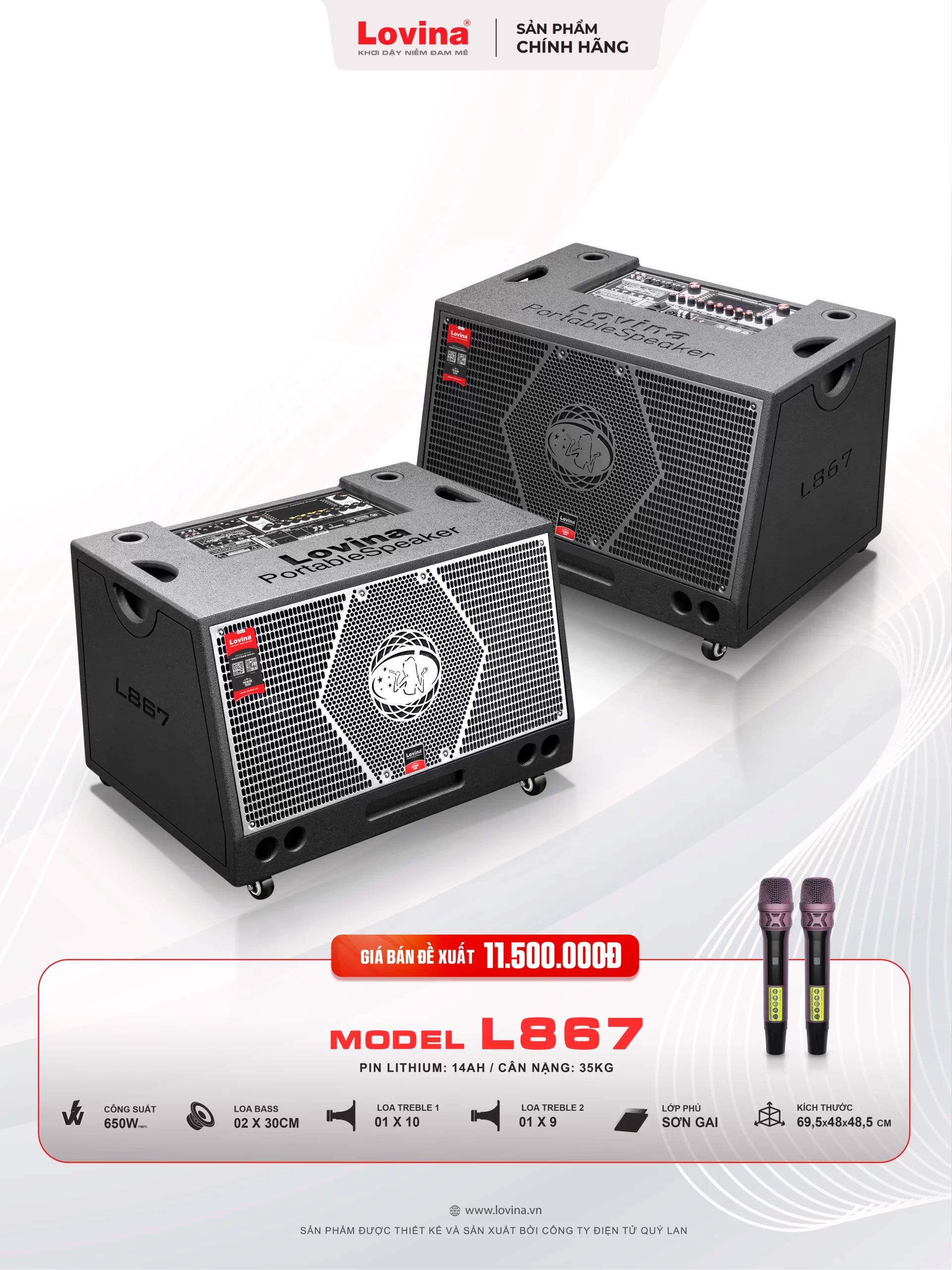l867 banner 2026 scaled Lovina | Loa kéo, Loa karaoke, Âm thanh chính hãng