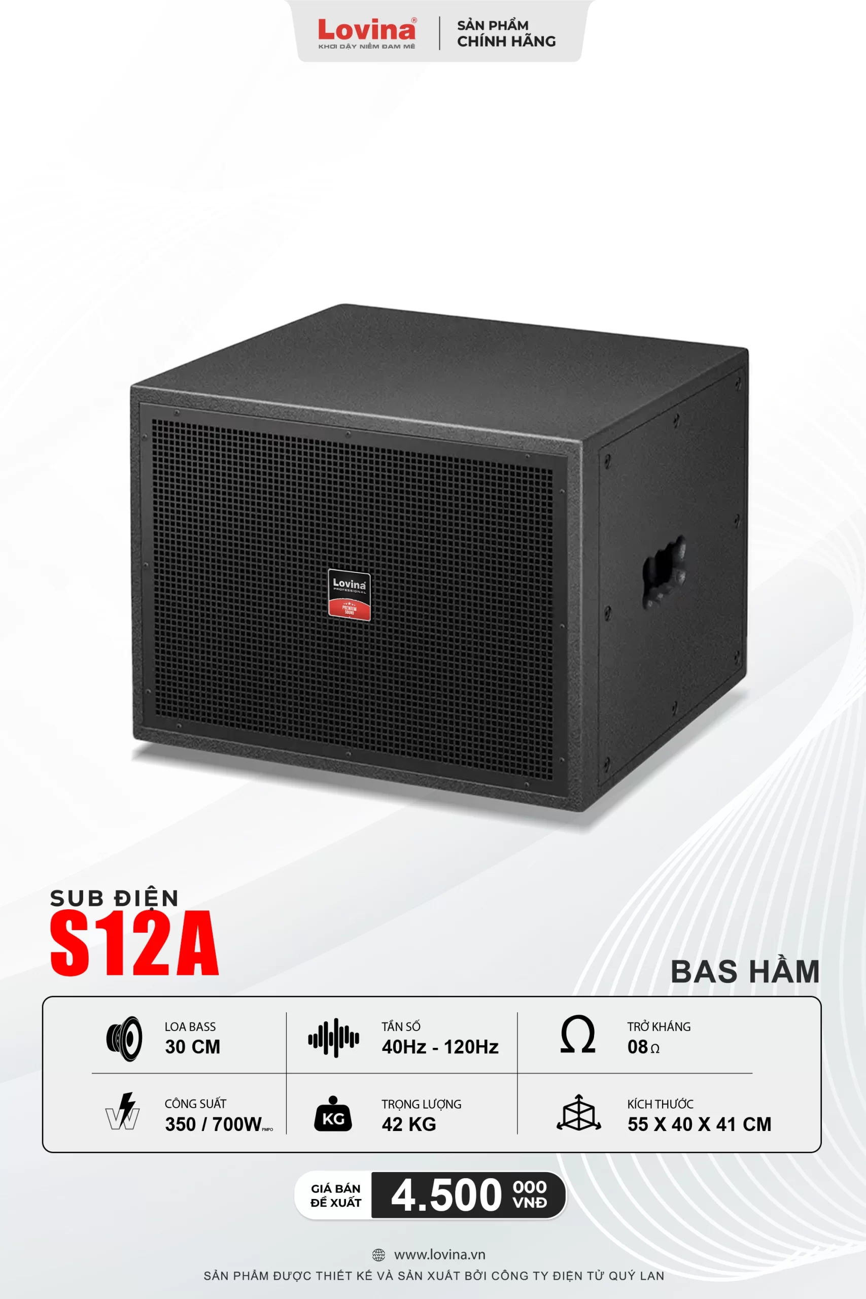Loa SUB điện Lovina S12A Bass 30 cm 3 Lovina | Loa kéo, Loa karaoke, Âm thanh chính hãng Lovina S12A BANNER web scaled Lovina | Loa kéo, Loa karaoke, Âm thanh chính hãng