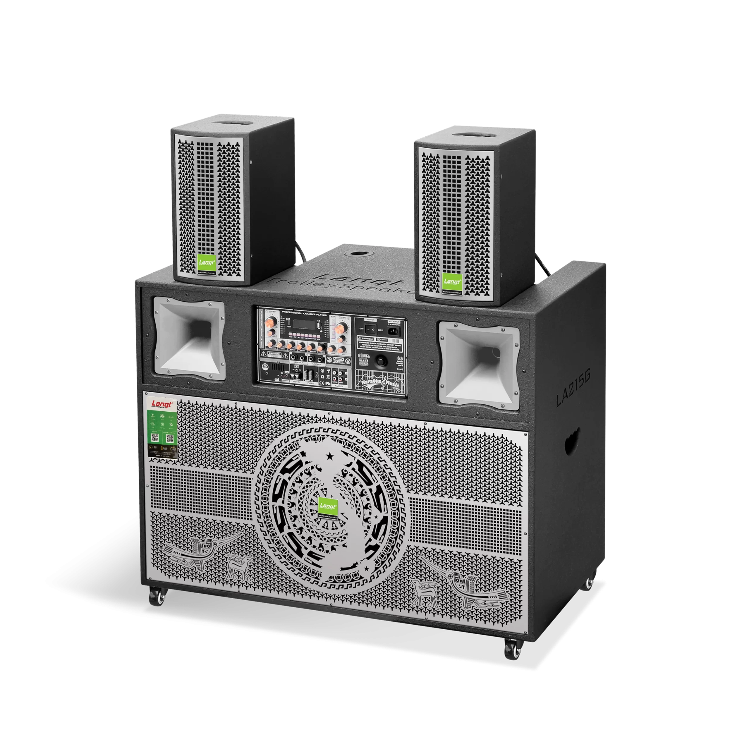 Loa kéo Lanqt LA-215G Bass đôi 40cm 7 Lovina | Loa kéo, Loa karaoke, Âm thanh chính hãng LA 215G 01 1 1 scaled Lovina | Loa kéo, Loa karaoke, Âm thanh chính hãng