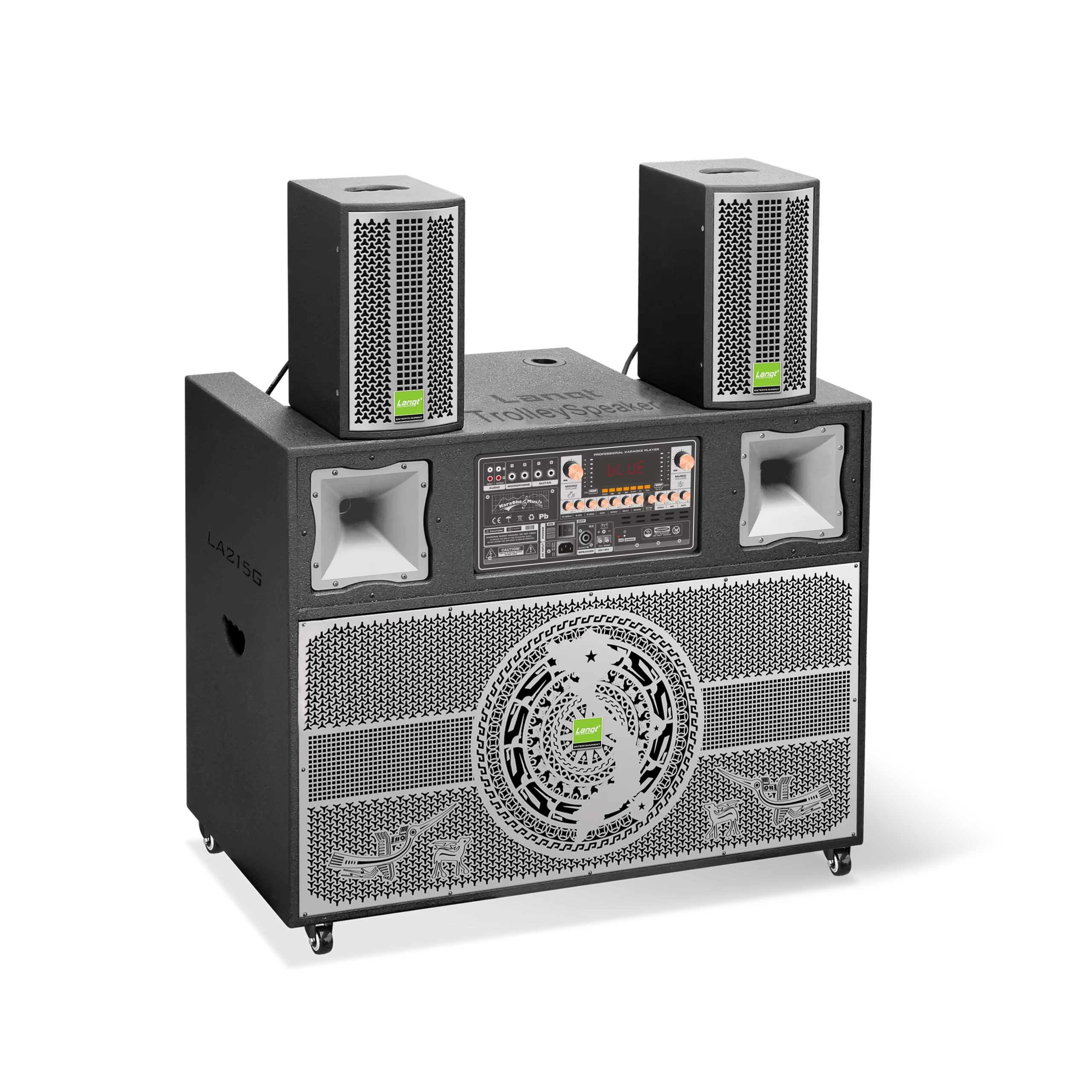 Loa kéo Lanqt LA-215G Bass đôi 40cm 6 Lovina | Loa kéo, Loa karaoke, Âm thanh chính hãng LA 215G 03 scaled Lovina | Loa kéo, Loa karaoke, Âm thanh chính hãng