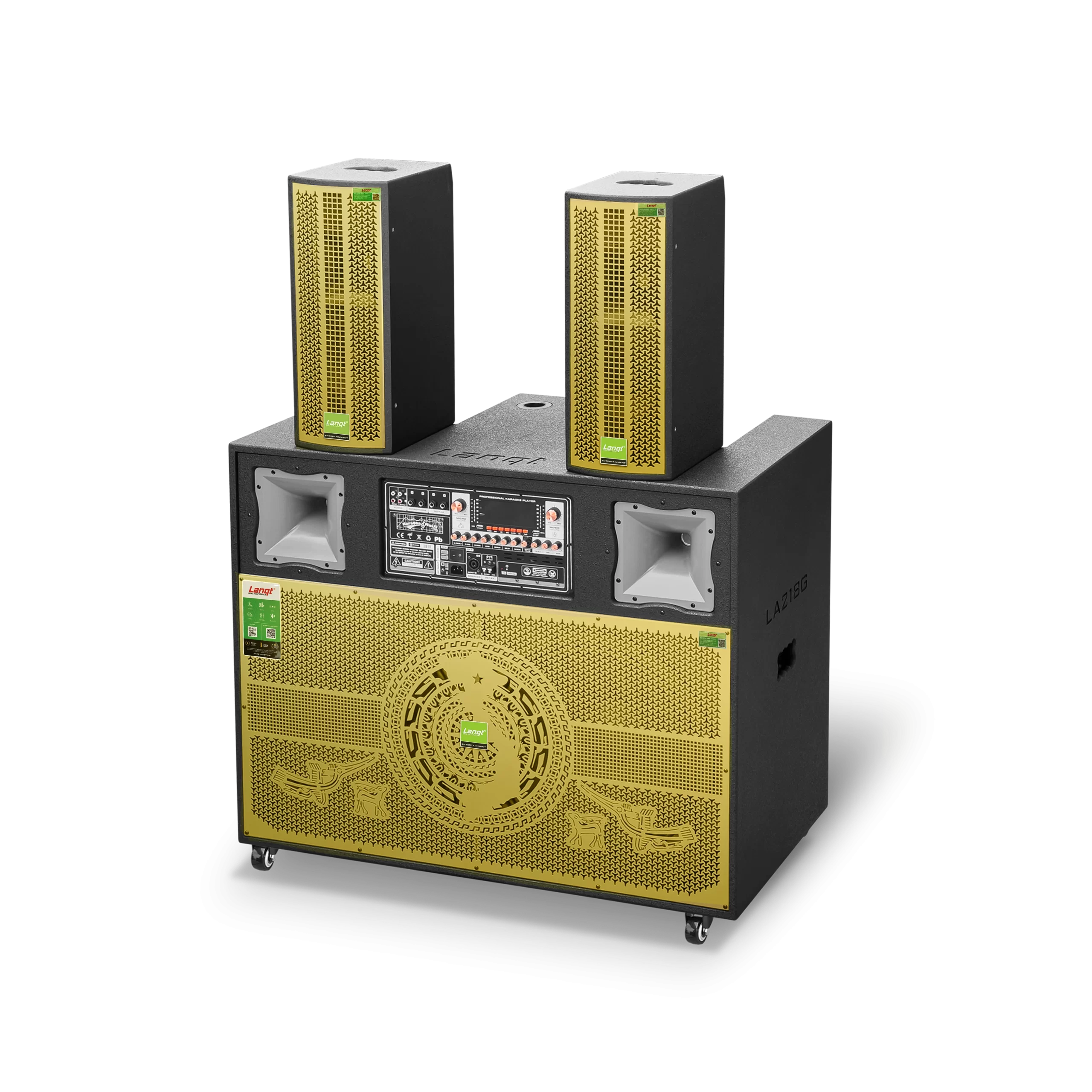 LA-218G_vang_01 copy LA 218G vang 01 copy scaled Lovina | Loa kéo, Loa karaoke, Âm thanh chính hãng