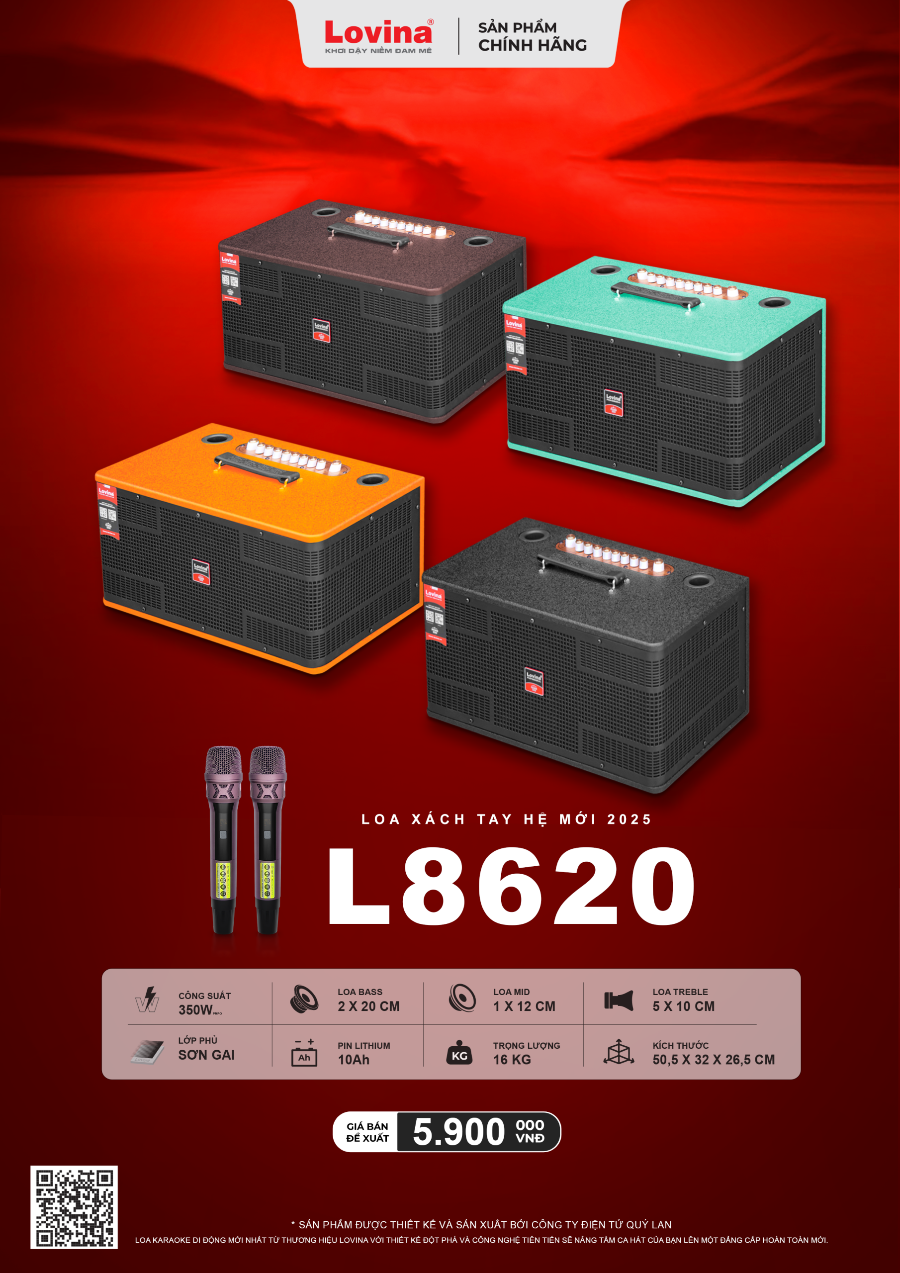 l8620 moi scaled Lovina | Loa kéo, Loa karaoke, Âm thanh chính hãng