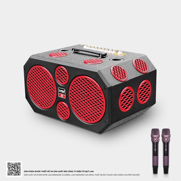 L8621 black Lovina | Loa kéo, Loa karaoke, Âm thanh chính hãng