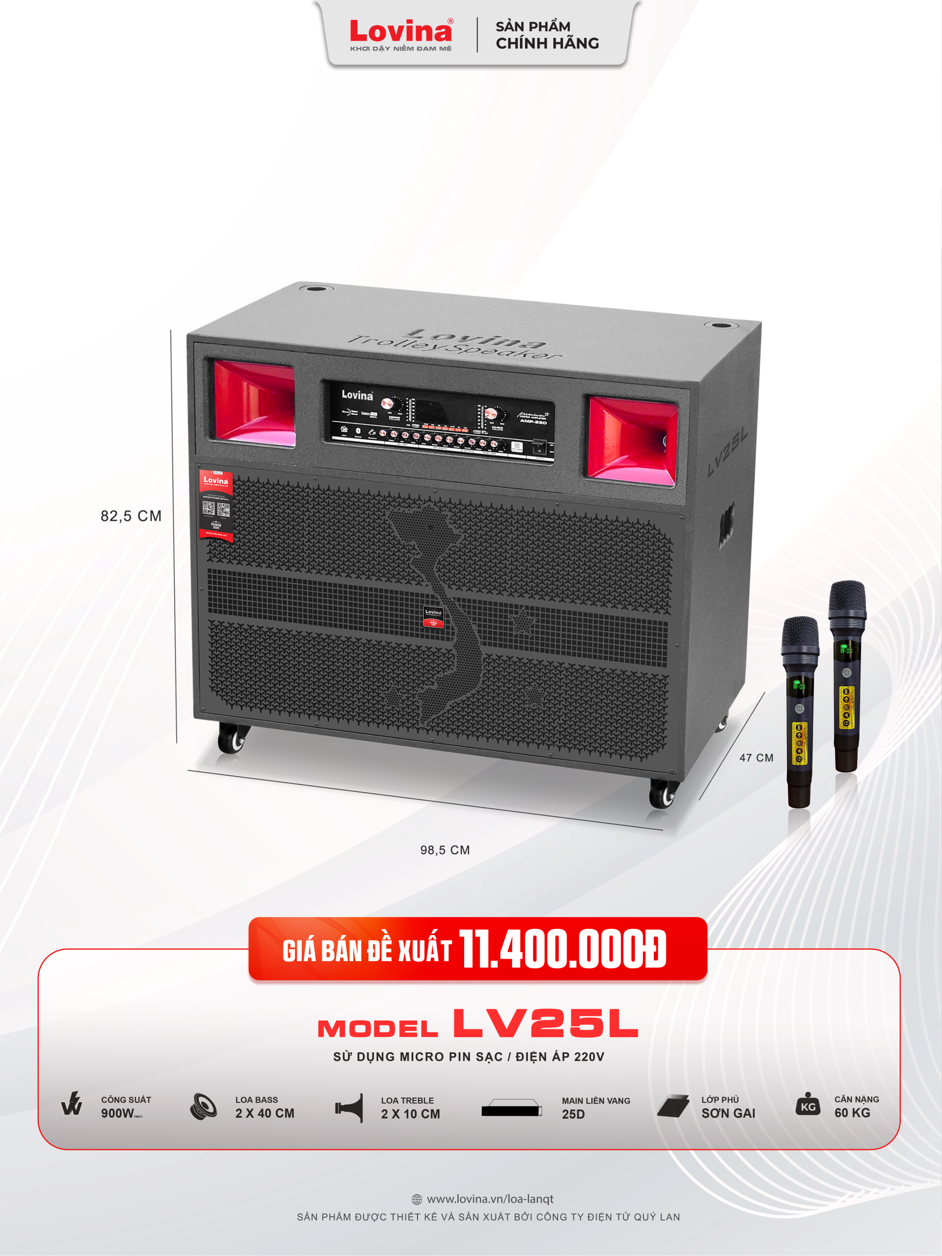 LV25L BANNER scaled Lovina | Loa kéo, Loa karaoke, Âm thanh chính hãng