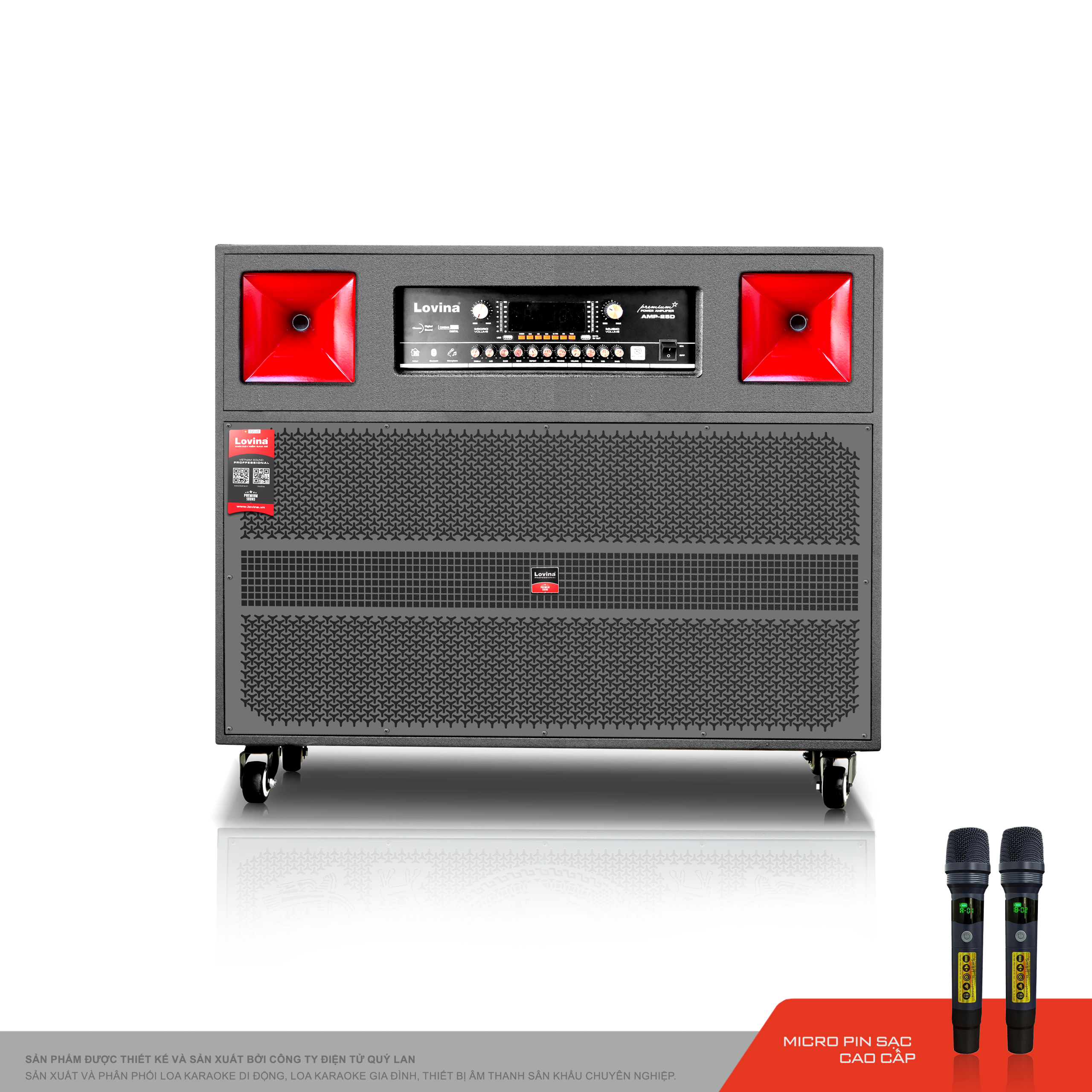 Loa karaoke di động Lovina LV-25N 5 Lovina | Loa kéo, Loa karaoke, Âm thanh chính hãng LV25V 02 scaled Lovina | Loa kéo, Loa karaoke, Âm thanh chính hãng