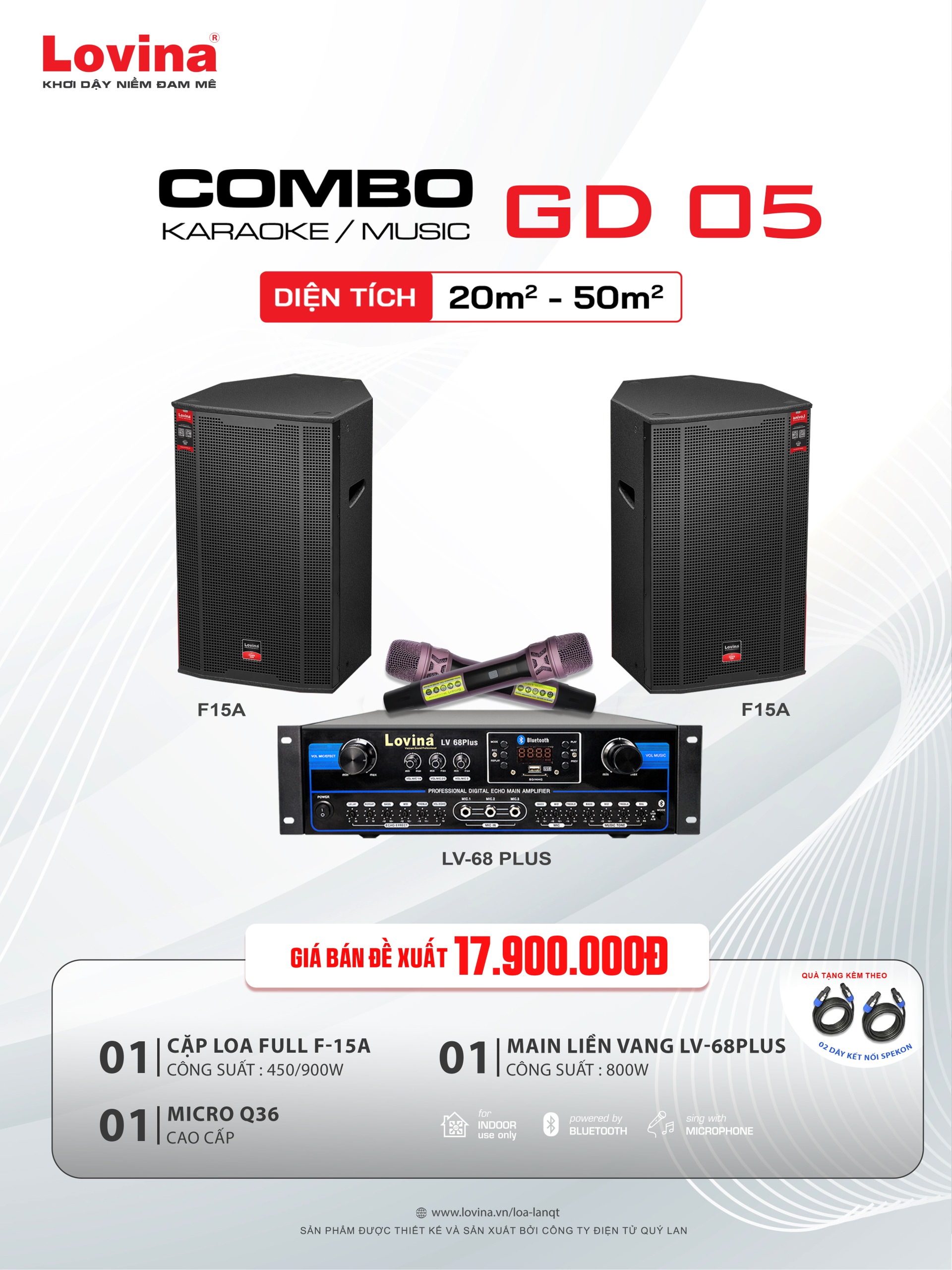Combo Karaoke Gia Đình 05 1 Lovina | Loa kéo, Loa karaoke, Âm thanh chính hãng Lovina COMBO GD05 NEW scaled Lovina | Loa kéo, Loa karaoke, Âm thanh chính hãng