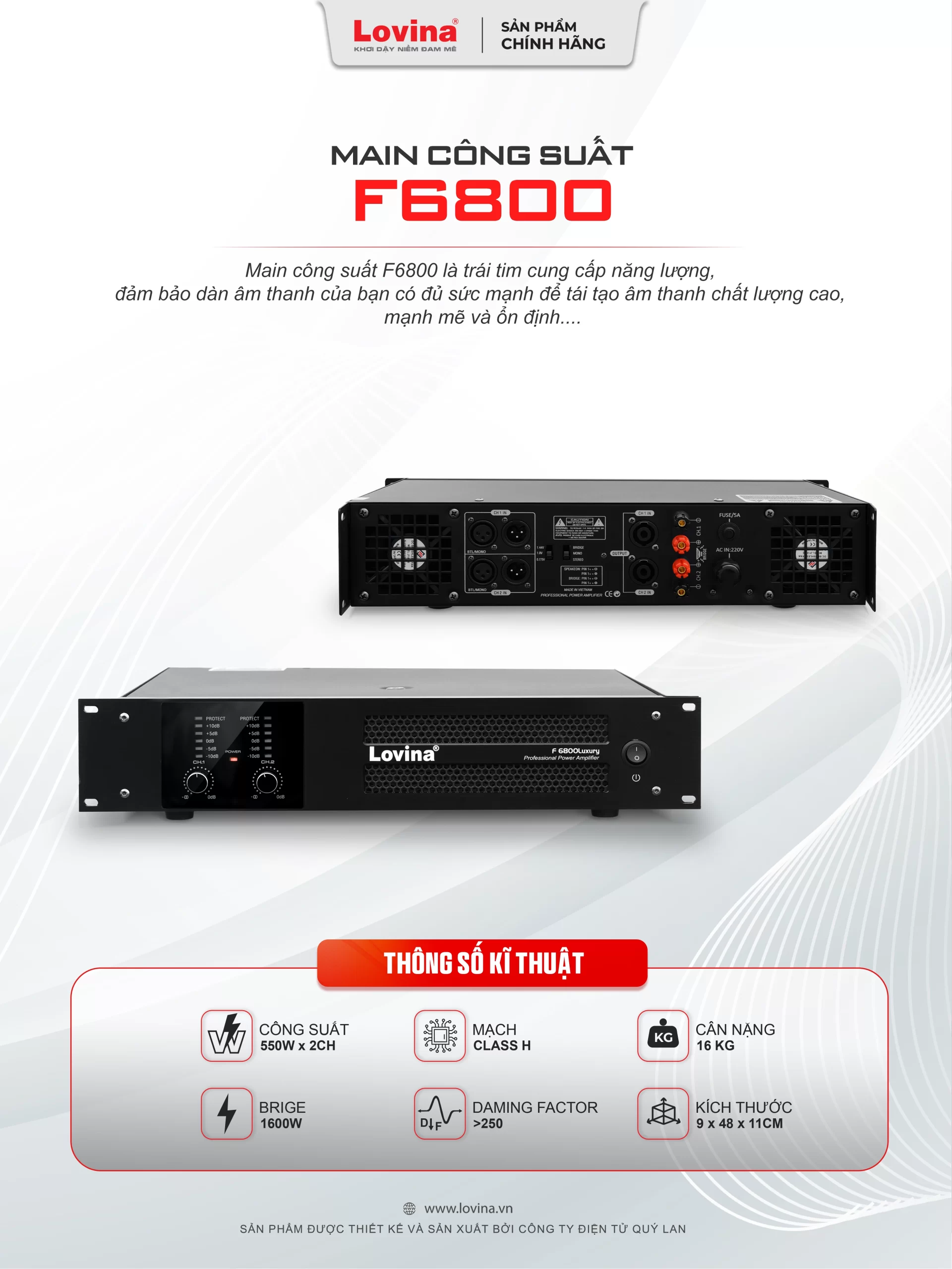 F6800 BANNER copy scaled Lovina | Loa kéo, Loa karaoke, Âm thanh chính hãng