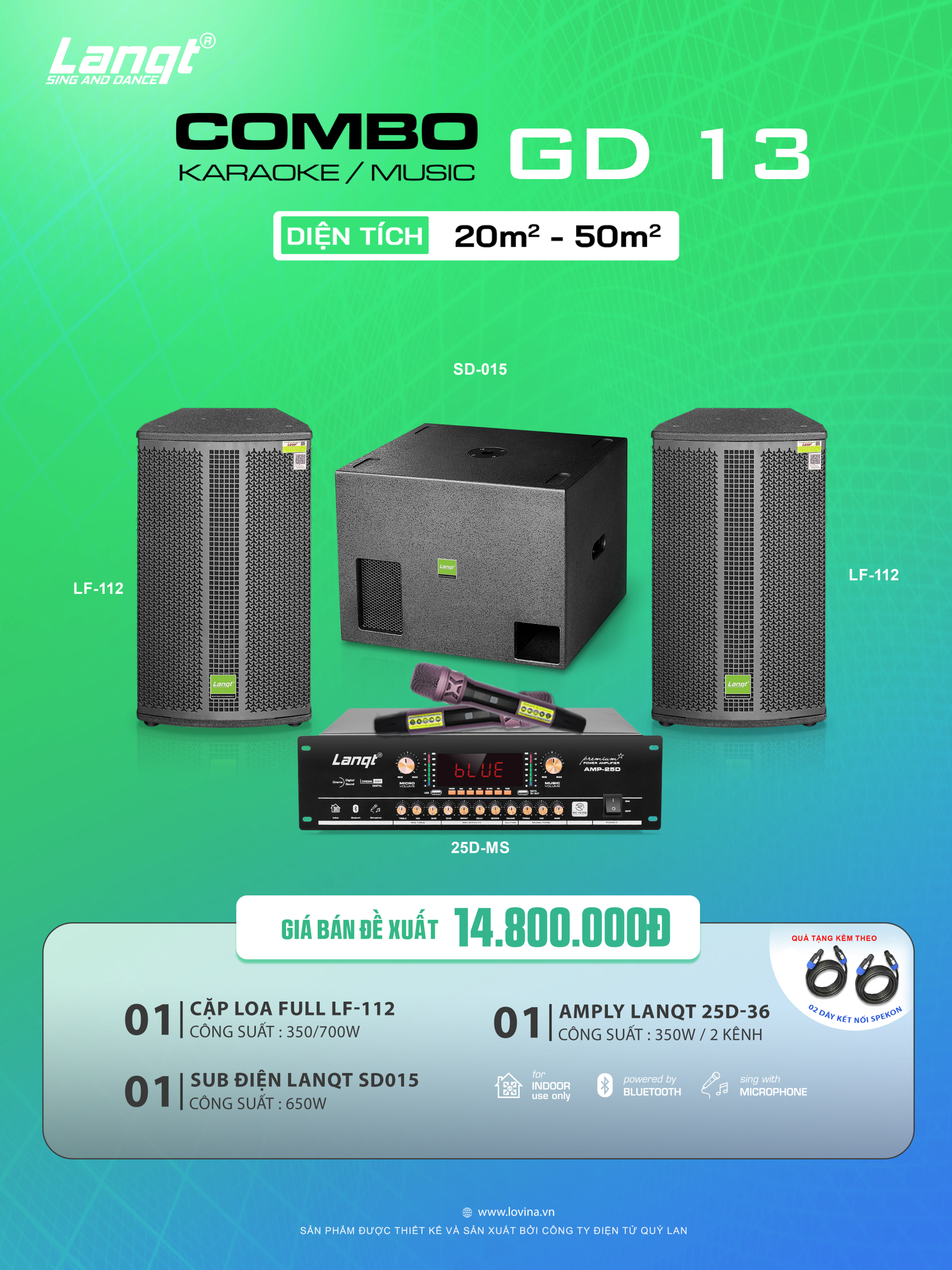 combo 13 scaled Lovina | Loa kéo, Loa karaoke, Âm thanh chính hãng