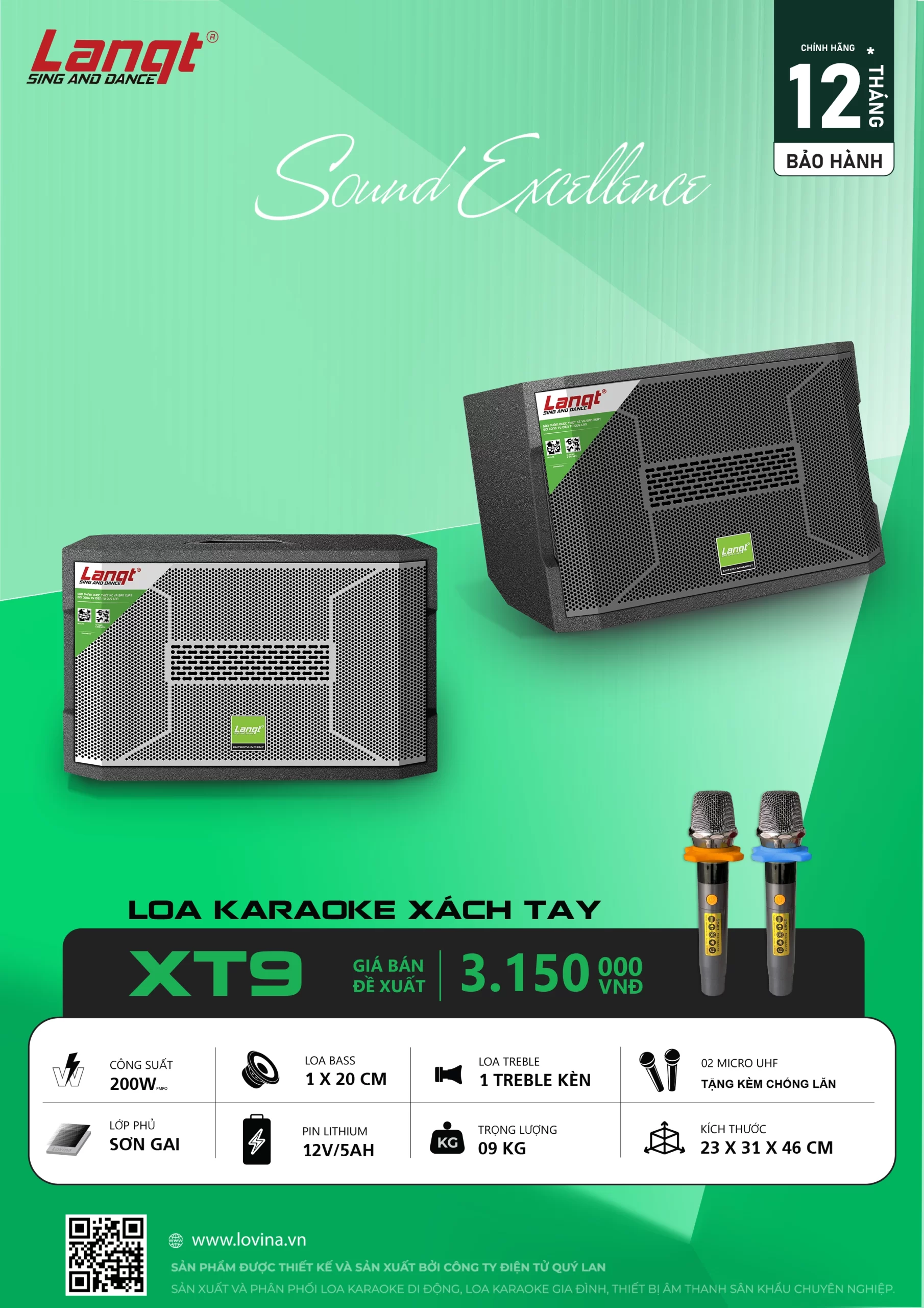 XT 9 BANNER copy scaled Lovina | Loa kéo, Loa karaoke, Âm thanh chính hãng