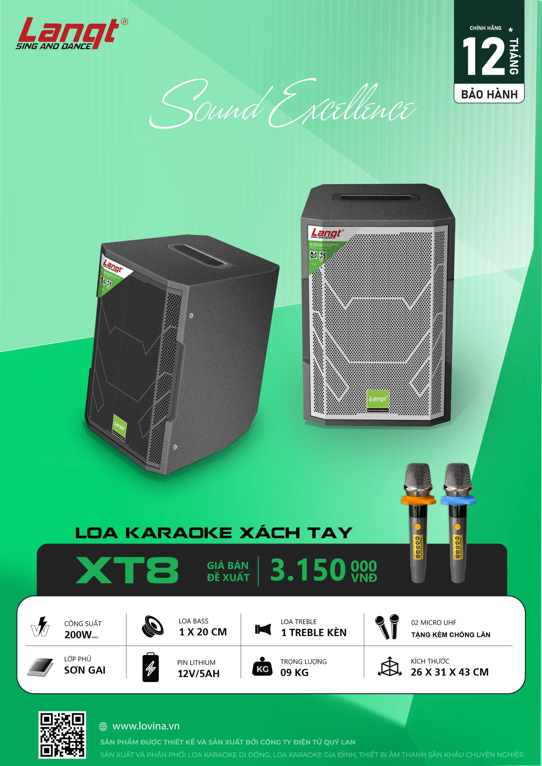 XT8 banner copy scaled Lovina | Loa kéo, Loa karaoke, Âm thanh chính hãng
