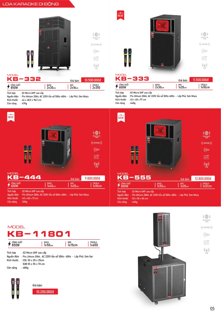catalogue 2026 new Recovered 07 Lovina | Loa kéo, Loa karaoke, Âm thanh chính hãng