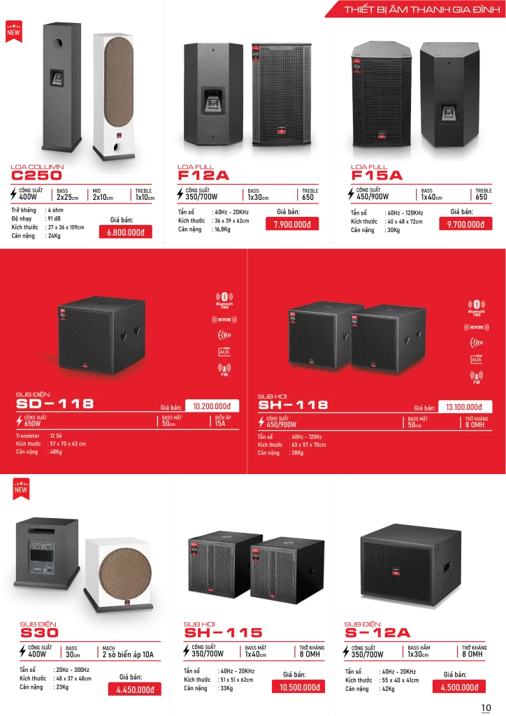 catalogue 2026 new Recovered 12 Lovina | Loa kéo, Loa karaoke, Âm thanh chính hãng