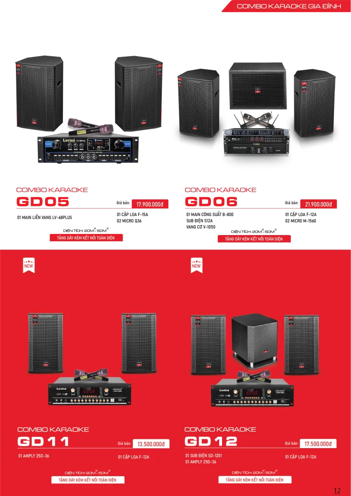 catalogue 2026 new Recovered 14 Lovina | Loa kéo, Loa karaoke, Âm thanh chính hãng